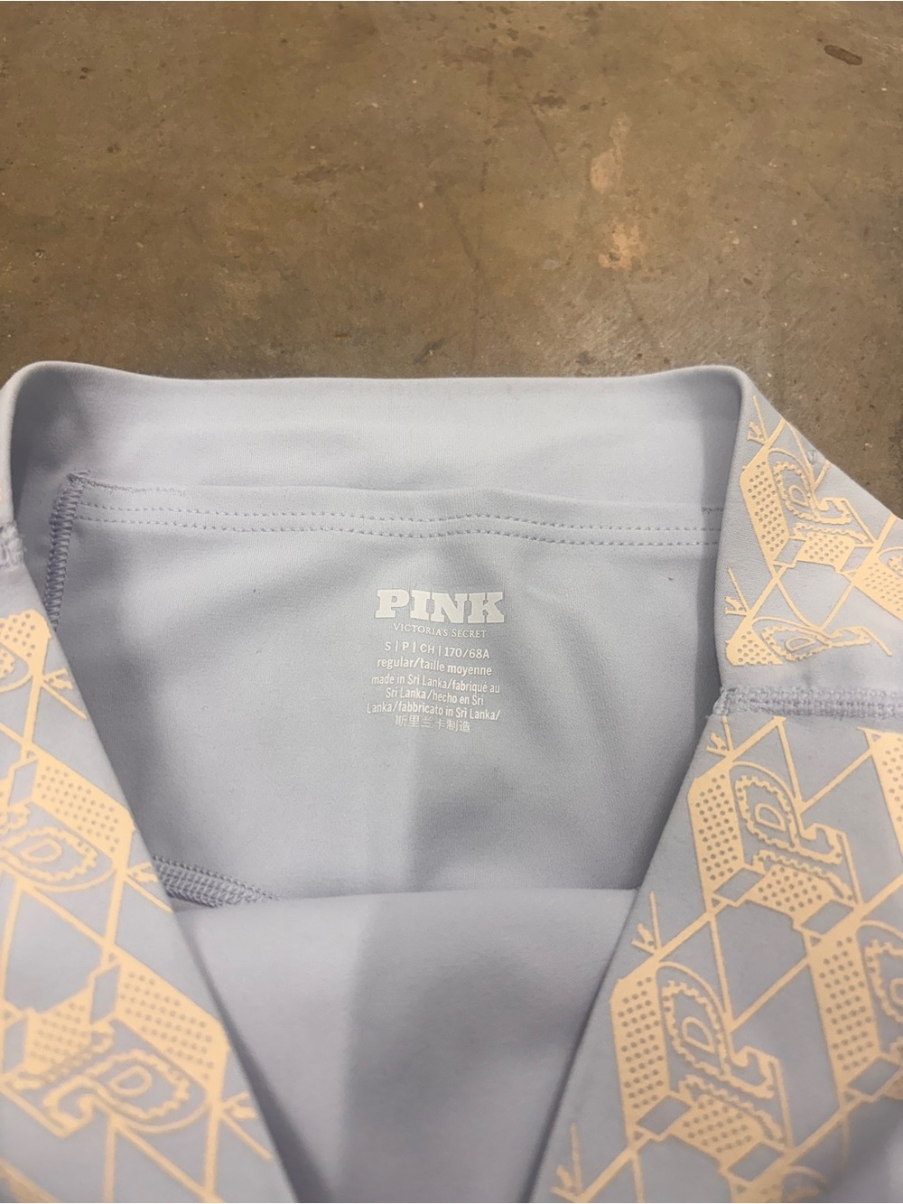 PINK Victoria’s Secret Y2K Blue High Waisted Flare Leggings Pants Womens Small - Picture 3 of 5